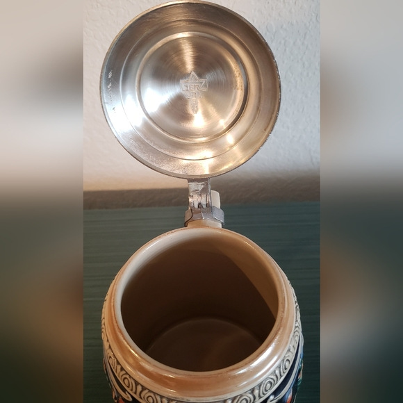 Vintage Gerz West Germany Handpainted Beer Stein - Picture 5 of 9